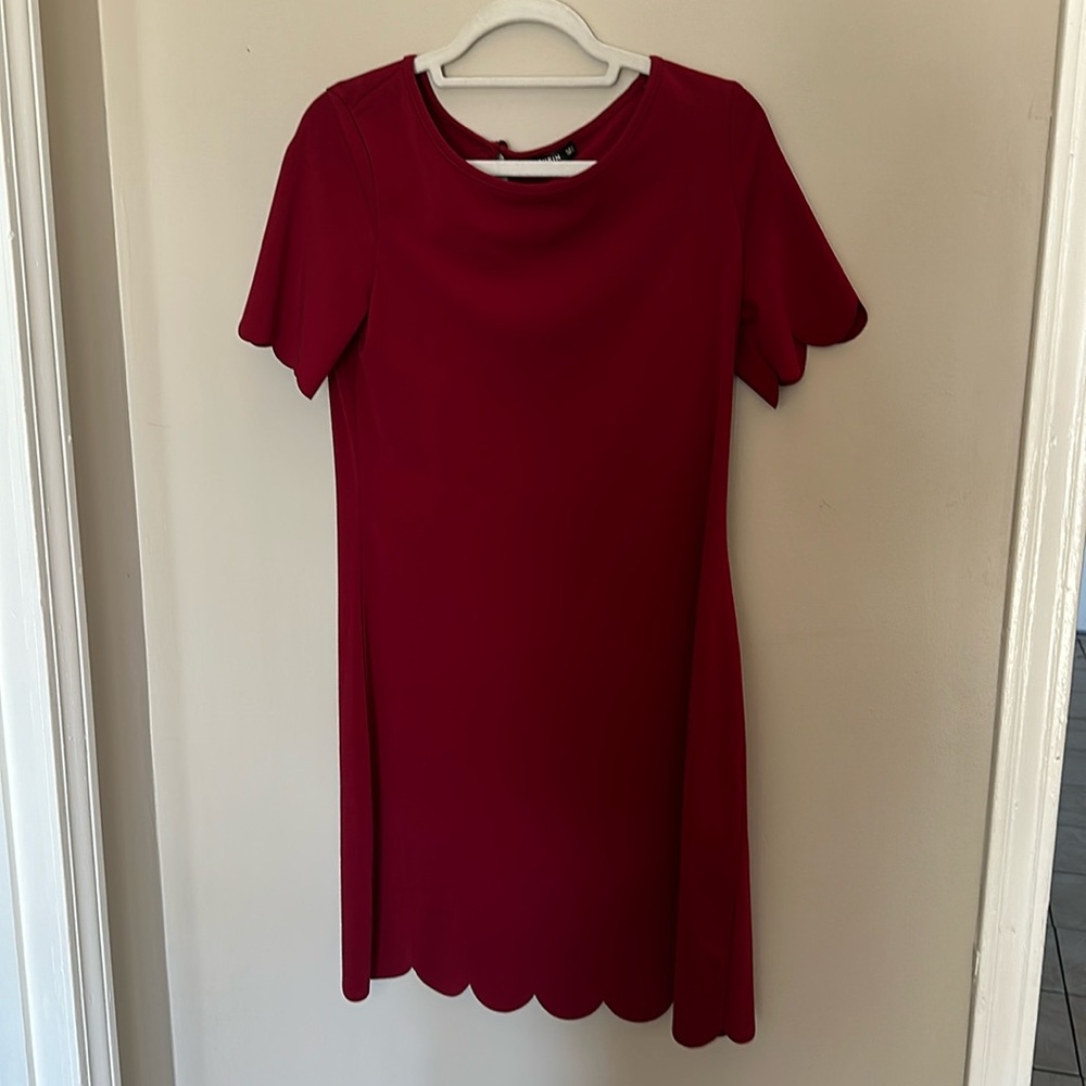 SHEIN scallop dress